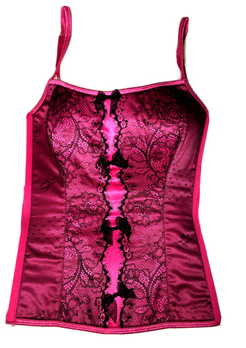 Y2k lace scuba knit - corset, top